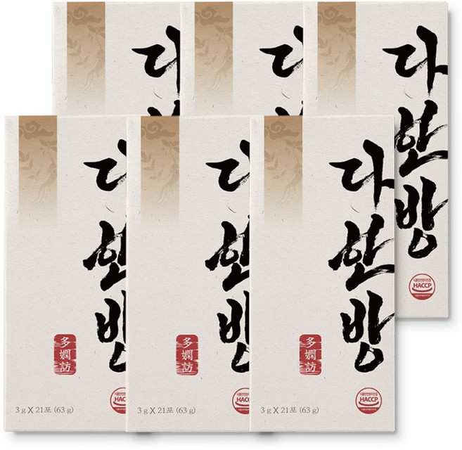[본사출고] 다한방, 63g, 6개