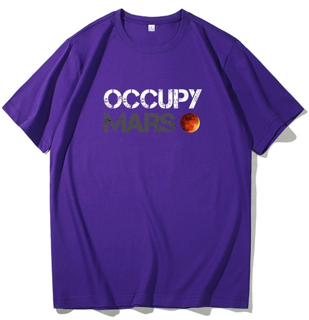 머스크 오큐파이 마스 OCCUPY MARS 반팔 티셔츠 스페이스X 스타쉽 발사 기념 의류