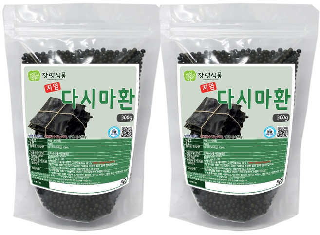 저염 다시마환, 300g, 2개