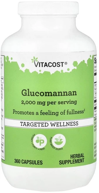 비타코스트 글루코만난 Vitacost Glucomannan 360정, 1개 - 쿠팡