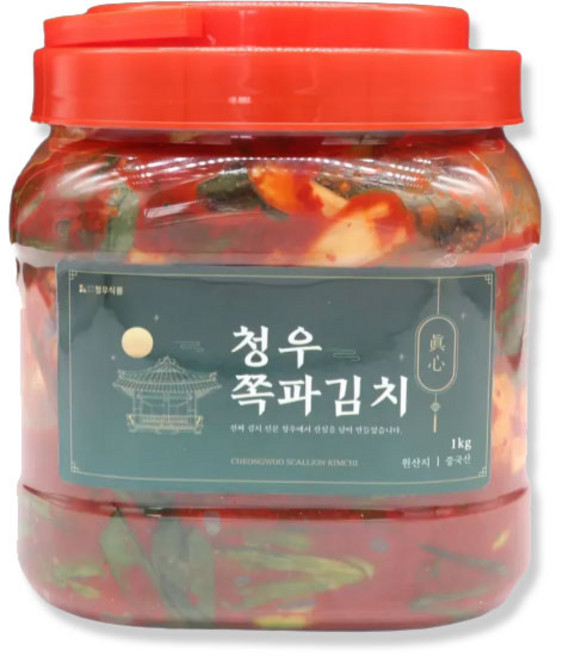 [청우김치]맛있는 파김치 쪽파 김치, 1개, 1kg