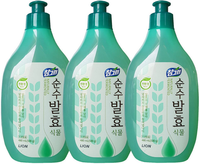 참그린 주방세제 3개 세트, 500g