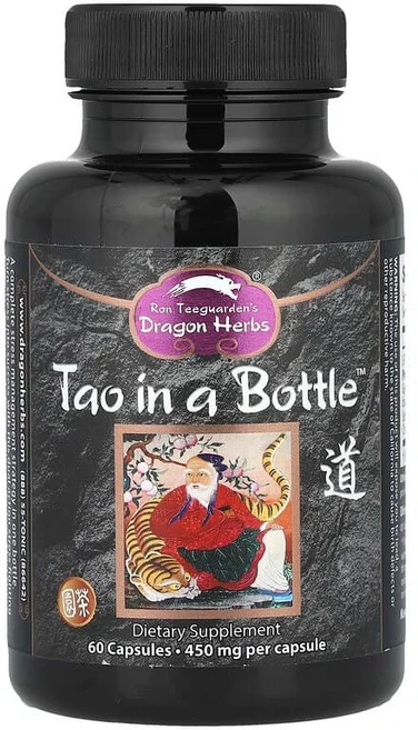 Dragon Herbs Tao in a 병™ 450mg 캡슐 60정 DRA-00161, One Color, 2병 - 쿠팡
