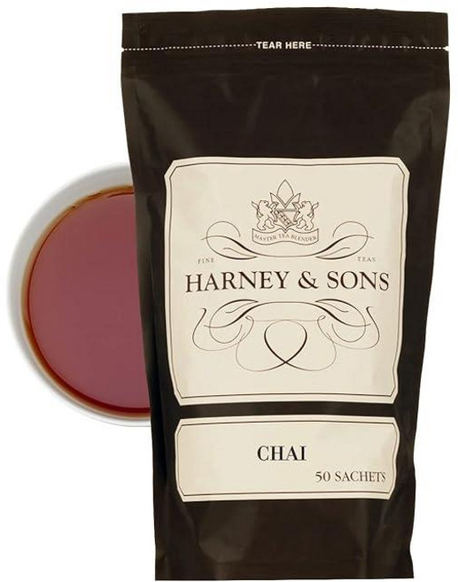 Harney & Sons 차이 티 카페인 함유 진한 향신료 홍차, 1개, 150g