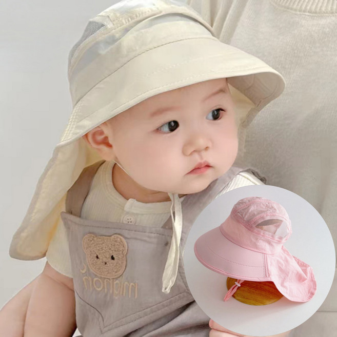 아기 유아동 플랩캡 이지 베이직 심플 무지