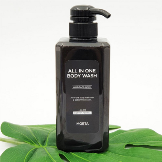 군인 올인원 바디워시 500mL 샴푸 바디 군대 훈련소 입대준비물 코튼플로럴 남자 남성 운동 스포츠, 4개