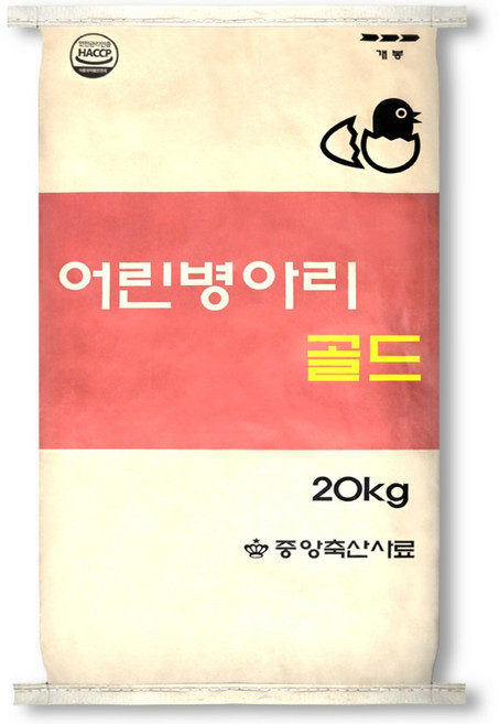 중앙축산 어린병아리 골드 20kg 닭사료, 1개