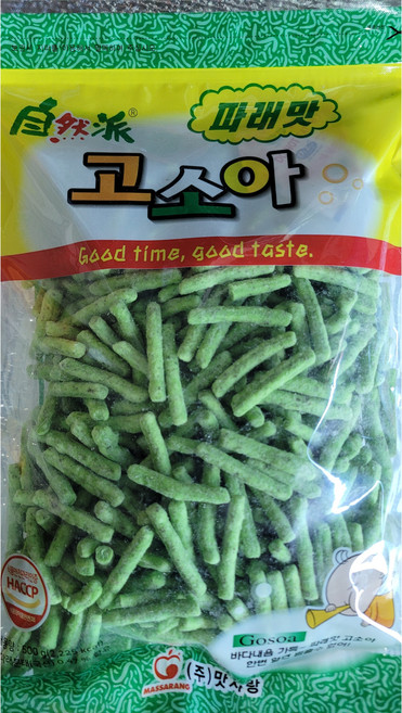 아름건어물 김고소아 고추맛콘 파래맛고소아 깨돌이 과자, 파래맛고소아500g
