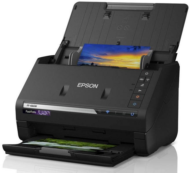 엡손 포토 스캐너 FF-680W (시트 피드A4USB 대응Wi-Fi 대응사진 간단 스캔)