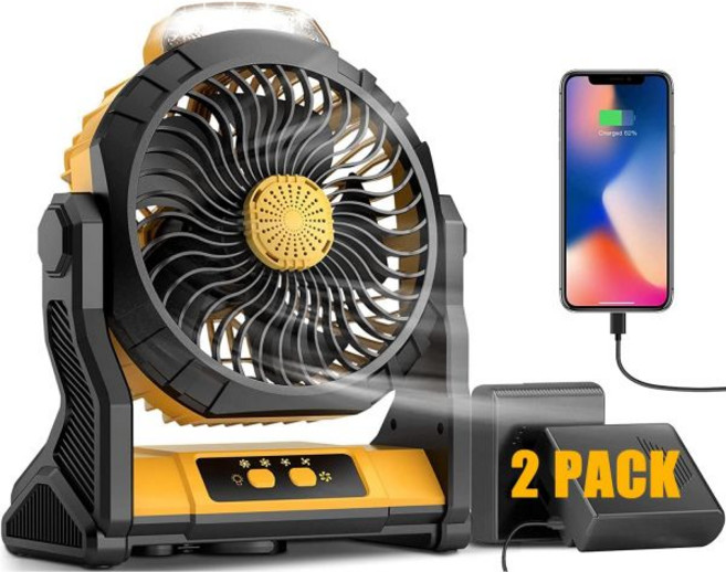 Geek Aire 사무실용 고속 선풍기거실용 ， 캠핑용 휴대용