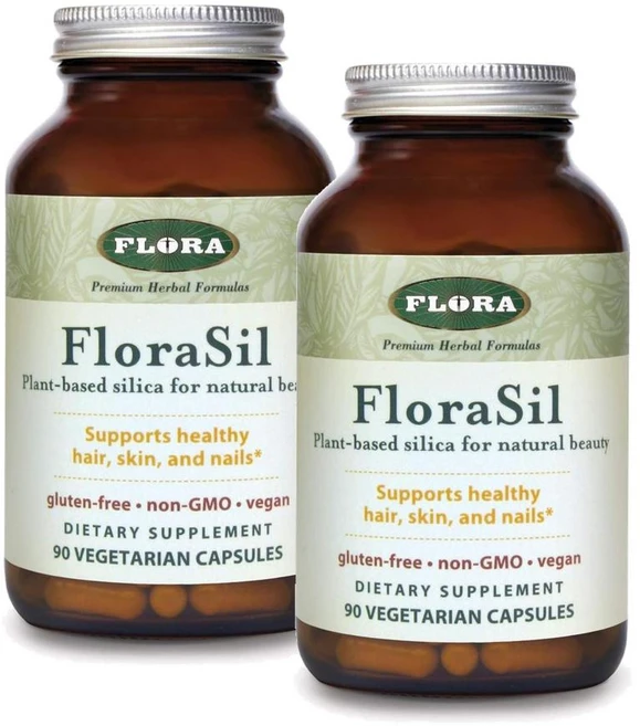 플로라 플로라실 헤어스킨네일 캡슐 FLORA FloraSil hair skin nail, 2개, 90정 - 쿠팡