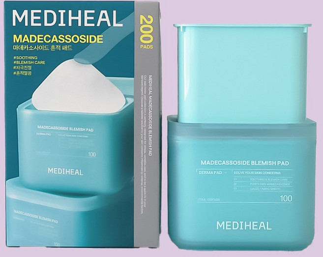 메디힐 마데카소사이드 흔적 패드 본품 100매 + 리필 100매, 100매입, 2개