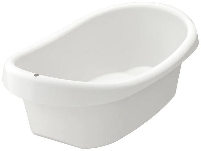 이케아 LATTSAM 아기 욕조 (화이트-청록)/유아욕조, 화이트-청록