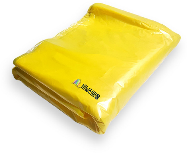 비닐전문올 이불 옷 포장보관용 대형이사비닐, 노랑120cm*90cm(구멍없음), 50장