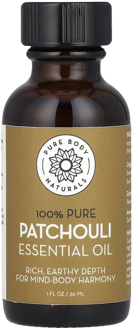 Pure Body Naturals 순도 100% 에센셜 오일 파촐리 30ml(1fl oz), PureBodyNaturals순도100에센셜오일파촐리3, 1개, 30ml - 쿠팡