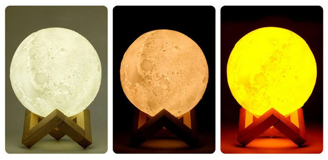 3D 문라이트 달 무드등 가습기 2in1 인테리어 조명