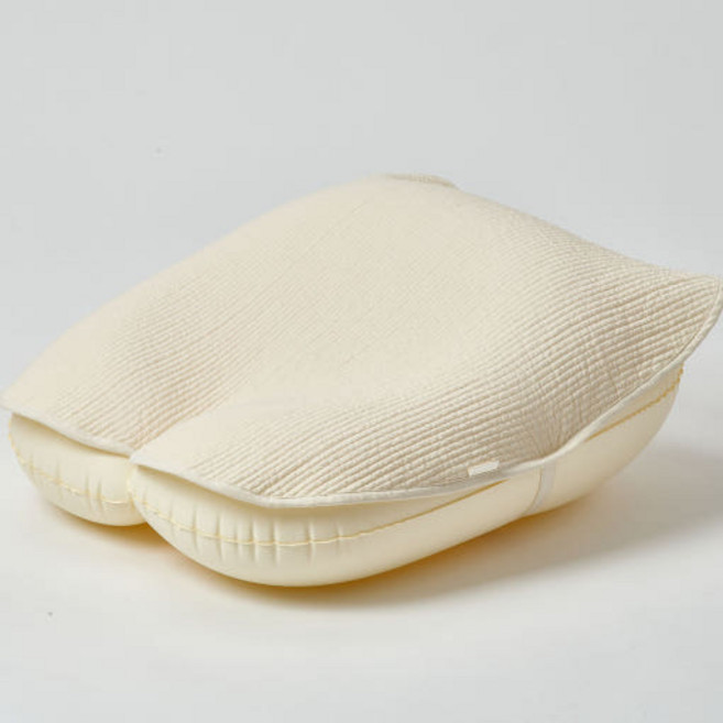 국내제작 휴대용 에어 역류방지쿠션 전용커버, 역류방지 쿠션커버, 아이보리