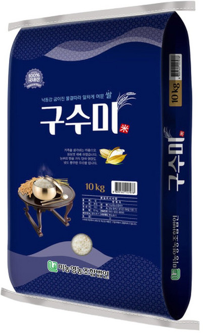 미농 2026년산 햅쌀 구수미 백미 상등급, 10kg, 1개