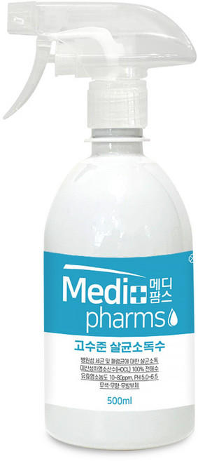 크로바 메디팜스 뿌리는소독제 500ml 미산성차아염소산수 살균소독제, 1개