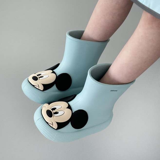 에끌 아동용 디즈니 캐릭터 레인부츠 미키