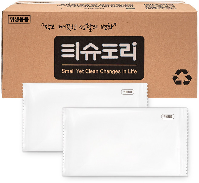 티슈도리 고정비 절감형 업소용 물티슈, 1박스, 500개입, 38g