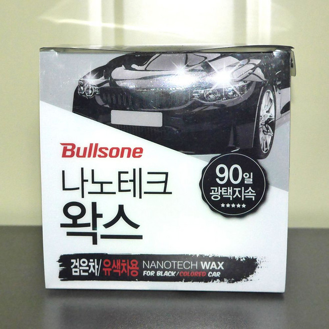 차량용품 광택제 광택지속 왁스 검은차 유색차용 300g, 1개