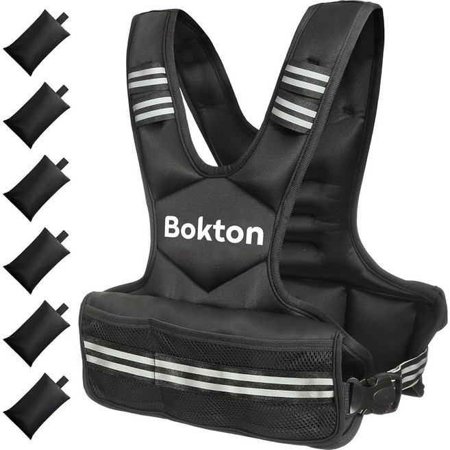 남녀용 가중 조끼 6 언샌드 웨이트가 있는 4-10파운드/9-18파운드 근력 운동 달리기 걷기 유산소 운동을 위한 조절 가능한 체중 조끼 운동 세트