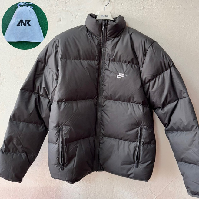 국내매장판 나이키 남성 다운패딩 써마핏 그레이 에이엔알ANR 파우치증정 RN180126