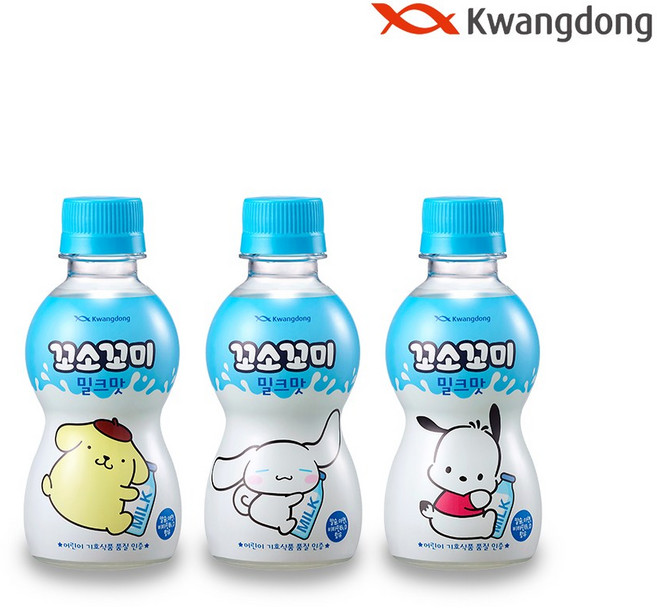 [광동직영] 꼬소꼬미 밀크맛 200ml x 20pet, 20개