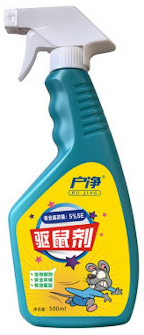 戶淨 專業高濃縮5%SE 驅鼠劑 500ml, 驅鼠劑1瓶, 1個