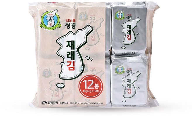 지도표 성경김 재래 식탁김, 1개