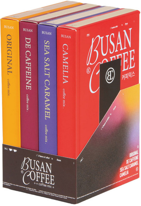 카페385 부산 커피믹스 4종모음 세트, 1세트, 20개입, 15g