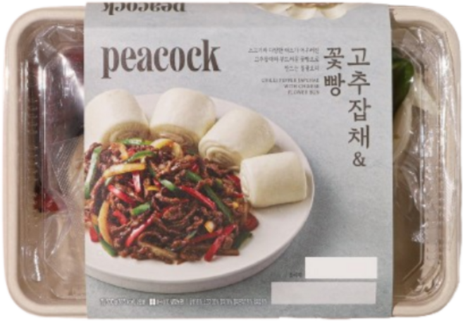 피코크 고추잡채&꽃빵, 1개, 500g