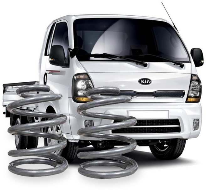 오토핏 퍼펙트 파워 코일스프링 2개 한세트, 대(고급형)메탈그레이, 봉고3, 1세트