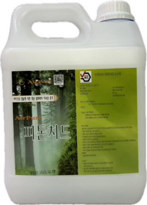 피톤치드 4.5L 대용량 새집증후군 탈취제 에어퓨리 포름알데히드 제거 진짜 피톤치드, 1개