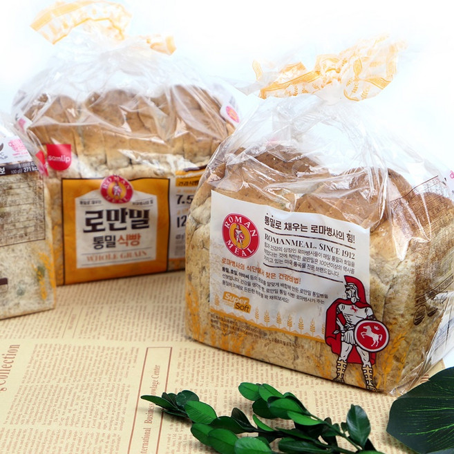 삼립 통밀 건강한 한끼 로만밀 통밀식빵, 420g, 3개