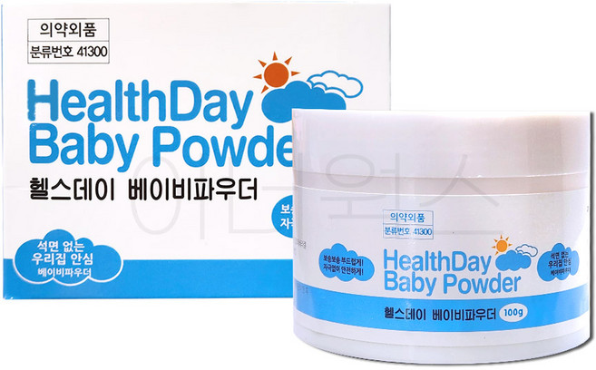 헬스데이 베이비파우더, 100g, 1개