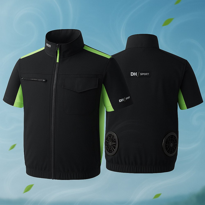 투데이리빙 프리미엄 선풍기 반팔 자켓 여름 에어 작업복 에어쿨 선풍기옷 여름용 아이스 냉감 상의 usb 작업용 낚시 등산 야외 활동