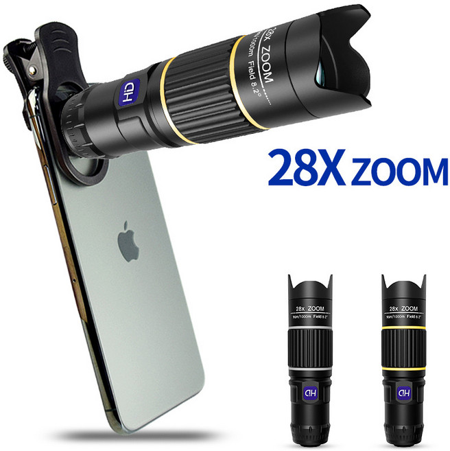 MYO 스마트폰망원경 아이폰호환가능 28, 1개, 단일