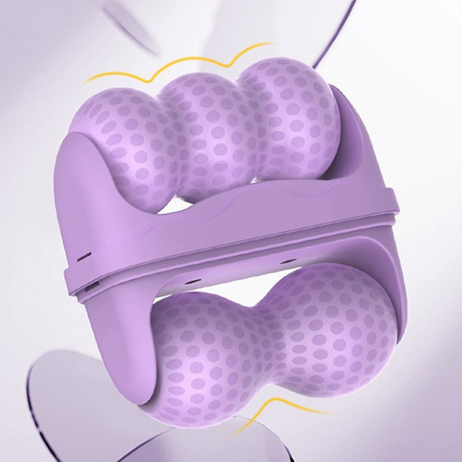 하피디코 마사지 쿨링 스틱 페이스 롤러 붓기 케어 브이라인 리프팅 윤곽 홈케어 관리, 1개, 보라