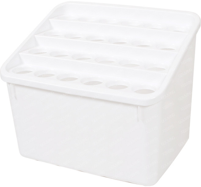 지오리빙 대형 우산꽂이 15구 24구 27구 우산보관함 정리함 우산통 업소용 식당 음식점 카페, 퓨어화이트, 1개