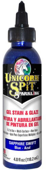 유니콘 스핏 젤 스테인 앤 글레이즈 5775001 스파클링 Unicorn Spit Gel Stain and Glaze 5775001 Sparkling Sapphire Swift, 1개
