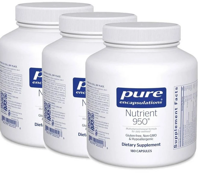 퓨어인캡슐레이션 울트라 뉴트리언트 미네랄 멀티비타민 캡슐 Pure Encapsulations UltraNutrient, 3개, 180정 - 쿠팡
