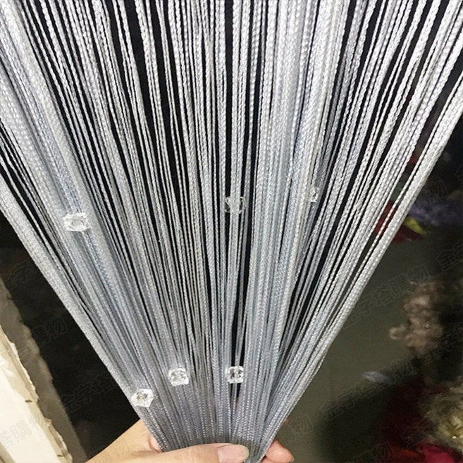 水晶珠簾 浪漫居家裝飾 多款可選, 銀灰色