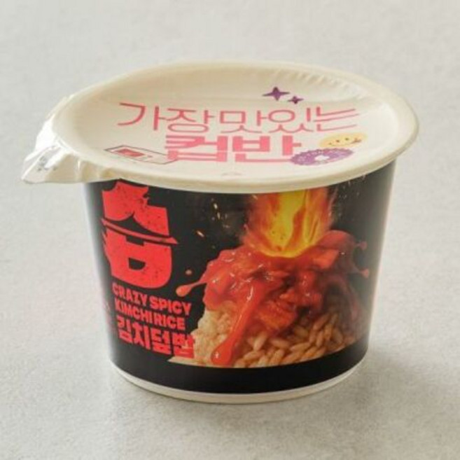 CJ제일제당 습 김치덮밥 컵밥, 1개, 252g