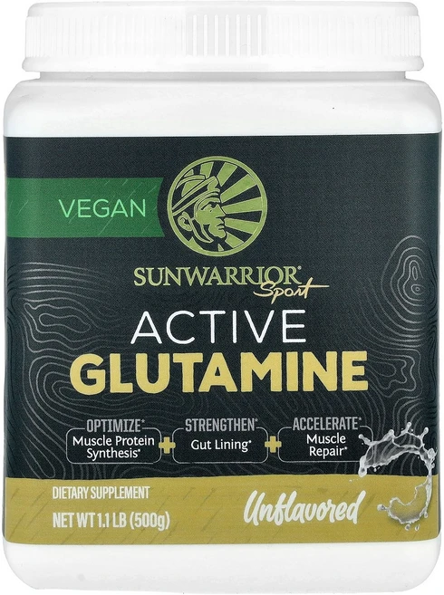 Sunwarrior Sport Active Glutamine Unflavored 1.1 lbs (500 g), Sunwarrior, Sport, Active Glut, 1개 - 쿠팡