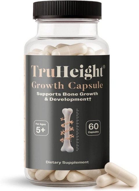 트루 하이트 어린이 청소년 보충제 아슈와간다 칼슘 비타민 함유 60 정, 1개, 60정