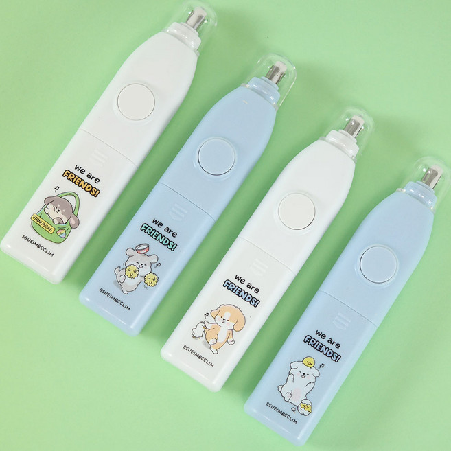 이리눕개 전동 지우개 3000, 화이트랜덤