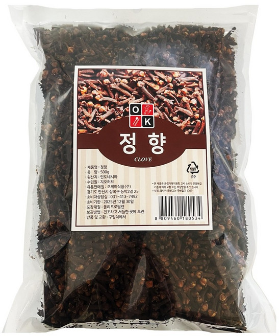수입 정향 소포장, 30g, 1개