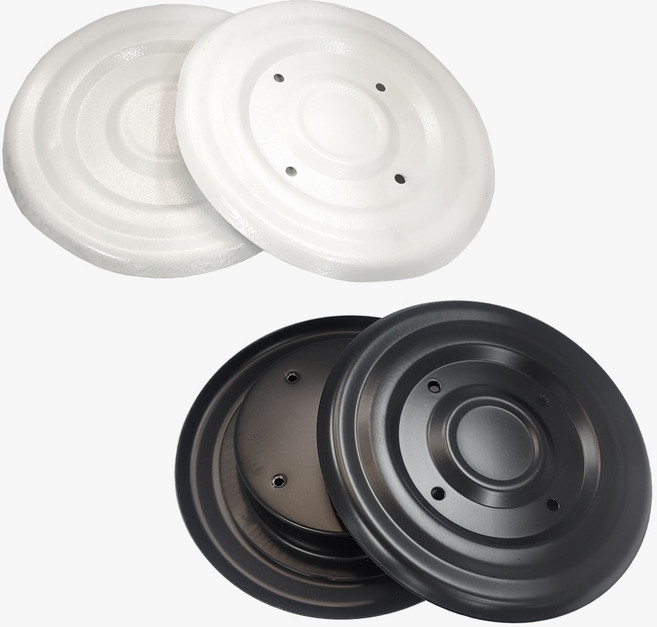 방범커버 현관문우유투입구 원형마개 검정, 1개, 블랙